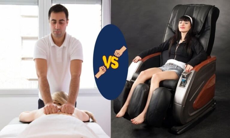 Massage Chair vs Massage Therapist: What’s the Difference