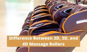 difference between 2D, 3D, and 4D massage rollers